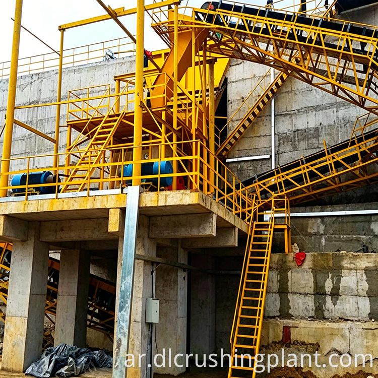 الحجر الجيري الكلي الدائرة المغلقة limestone aggregate closed circuit